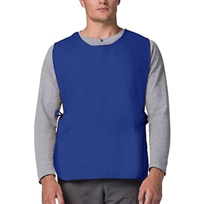 Durable Polyester Vest Apron for Kitchen, Cleaning & Salon Work