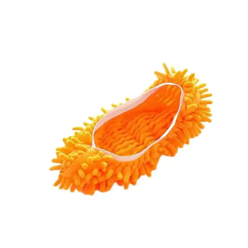 Chenille Dust Mop Slippers for Hands-Free Floor Cleaning
