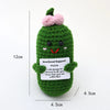 Handmade Crochet Amigurumi Doll with Love and Encouragement