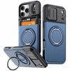 Premium Leather Wallet Case with Card Slots & Kickstand for iPhone