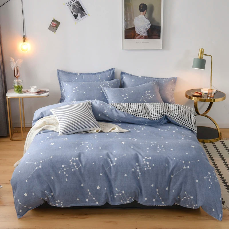 Brushed Polyester Duvet Cover with Matching Pillowcases