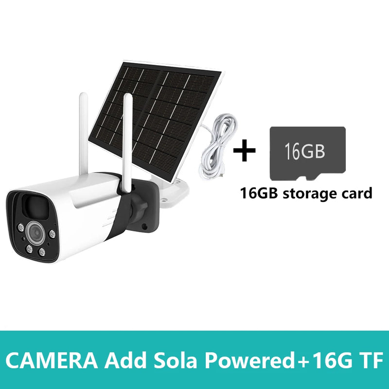 Solarbetriebene kabellose Outdoor-Sicherheitskamera mit 3 MP Nachtsicht