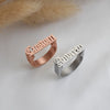Personalized Stainless Steel Name Ring