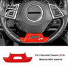 Red ABS material trim kit for Chevrolet Camaro interior and exterior