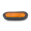 2-Pack 12V/24V LED Oval Tail Light for Trucks and Trailers