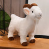 Realistic Goat Plush Toy - Soft Stuffed Animal for Kids