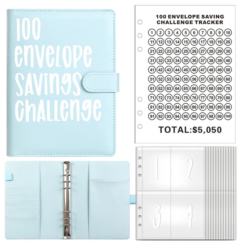 100-Day Envelope Challenge Savings Binder