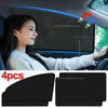 Magnetic Car Window Sunshades with UV Protection and Privacy Blackout