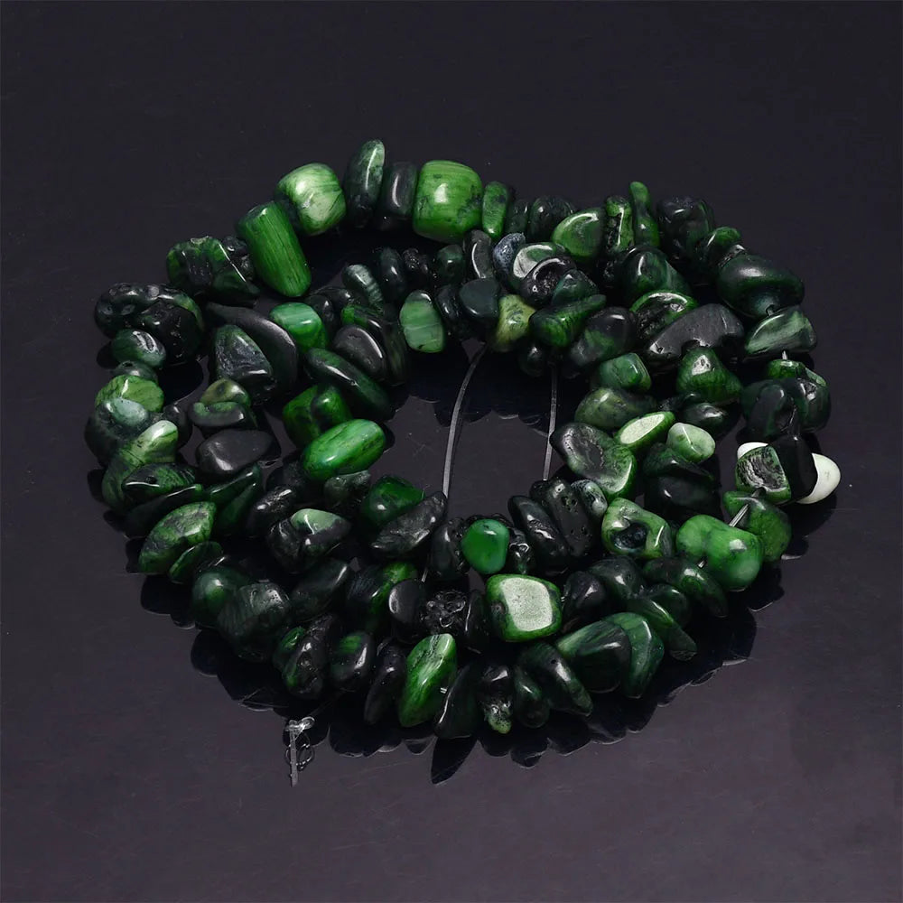 Natural Stone Beads Strand for Jewelry Making – Irregular Crystal Agate Chips