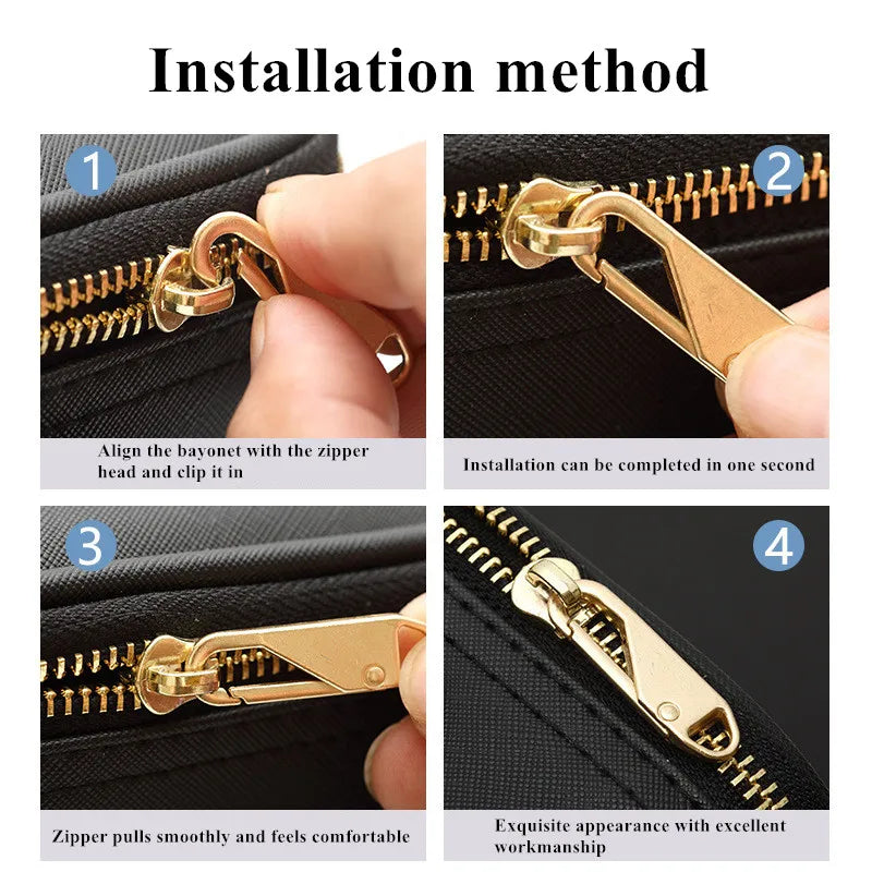Universal Metal Zipper Puller Repair Kit