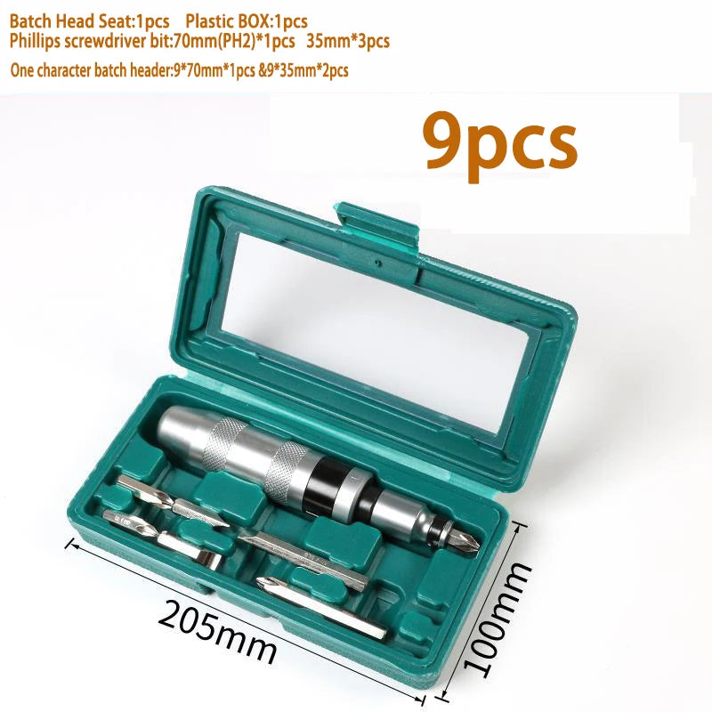13-Piece Impact Screwdriver Kit for Stubborn Screws