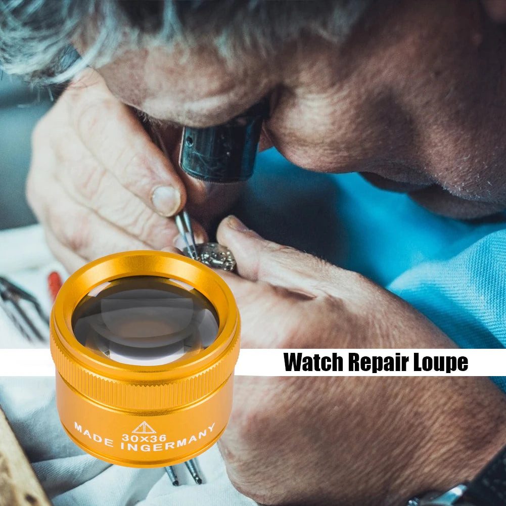 High-Powered 30X Magnifying Glass with K9 Optical Lens
