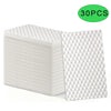 A stack of 30 white convex point magic eraser sponges for deep cleaning.