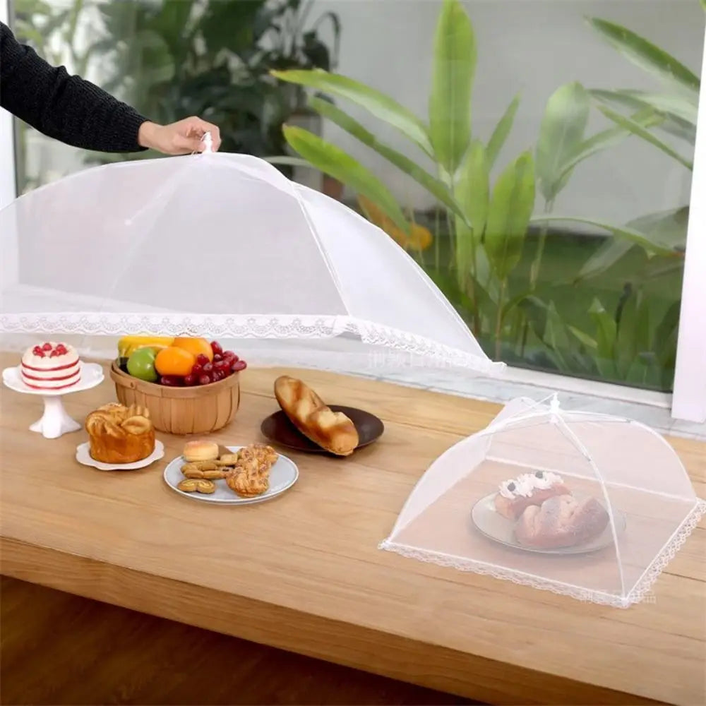Foldable Mesh Food Cover for Outdoor Dining