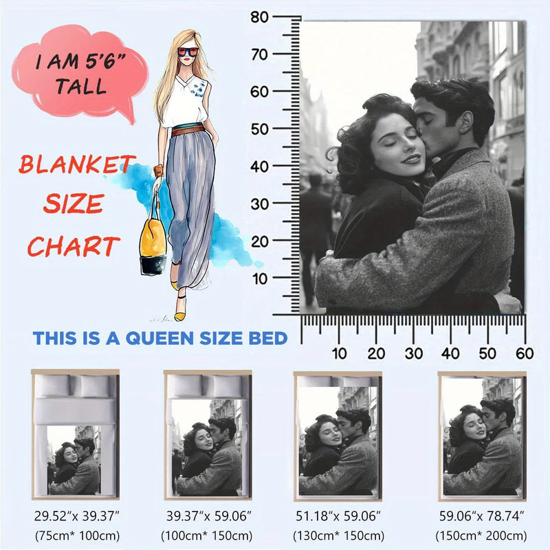 Personalized Photo Flannel Blanket
