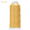 80-Color Polyester Embroidery Thread Set with Large 4000m Spools