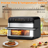 Horno Air Fryer con Doble Cesta de 10L