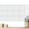 Calendrier mural réutilisable effaçable