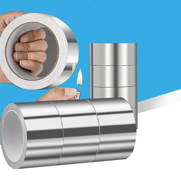 High-Temperature Aluminum Foil Tape for Kitchen & Cooktop Protection