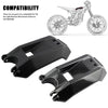 Black and carbon fiber battery compartment cover for Sur-Ron Light Bee and Sur-Ron X260 electric vehicles