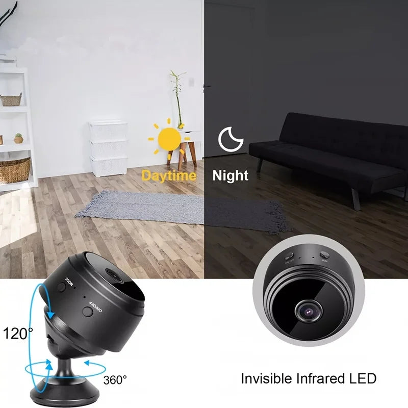 Mini WiFi Security Camera with Motion Detection