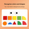 Wooden Shape & Color Mosaic Puzzle Set for Kids