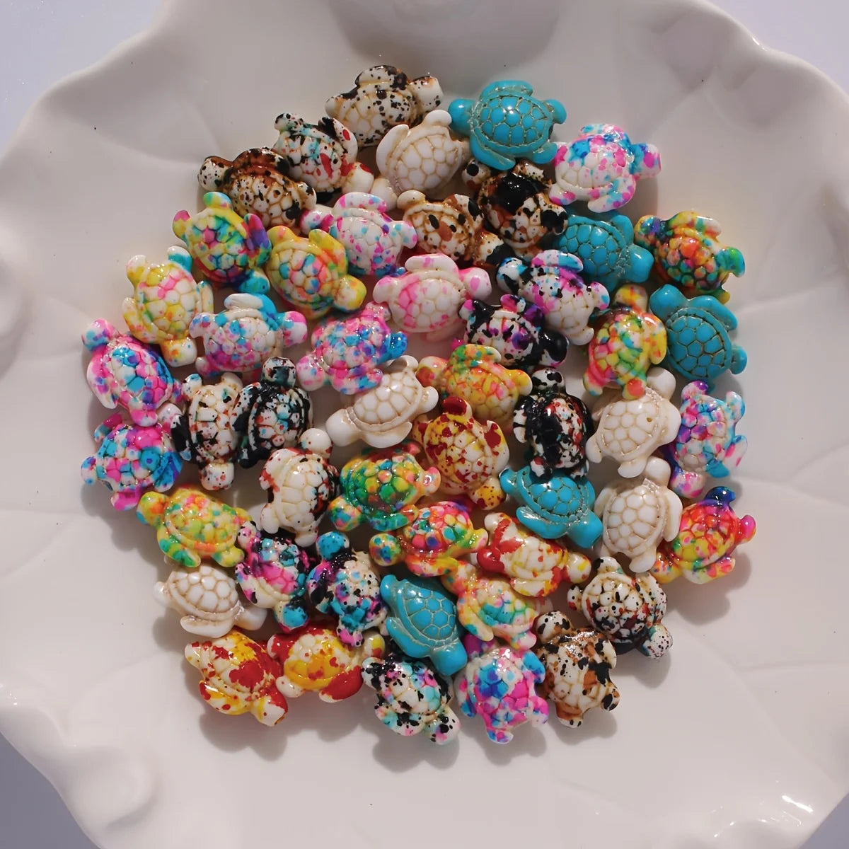 Ocean-Themed Turtle Charm Beads for Jewelry Making