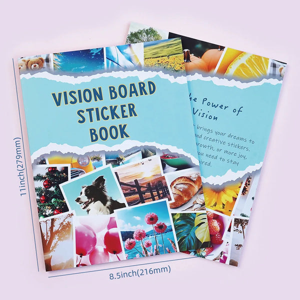 Vision Board Kit with Inspiration Stickers & Dream Journal