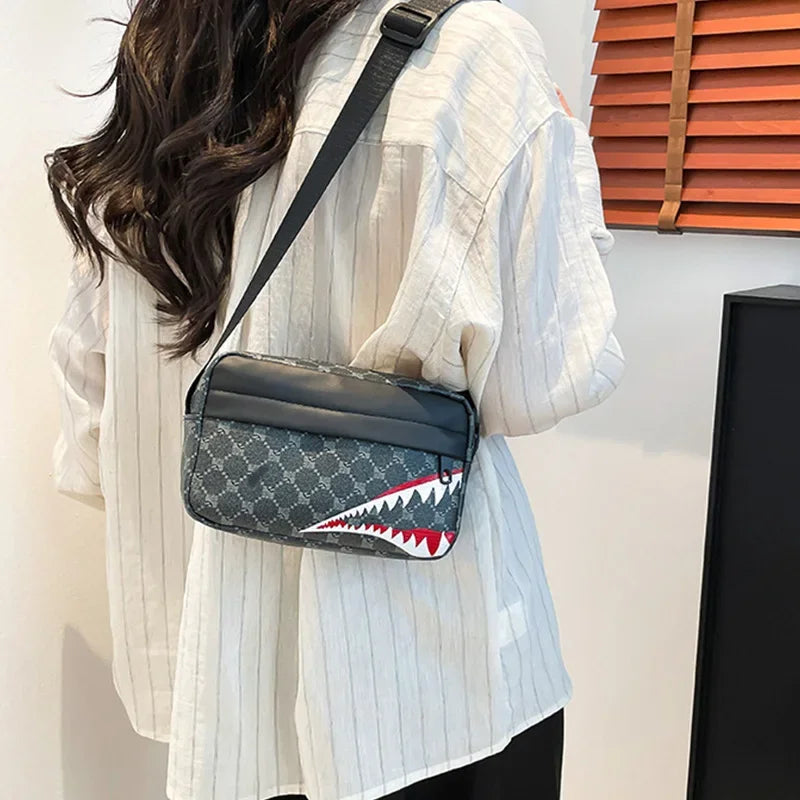Creative Shark Mouth Crossbody Phone Bag