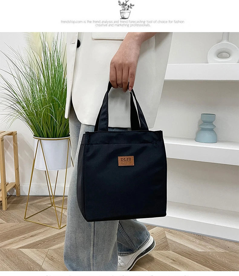 Insulated Lunch Bag with Top Handle for Work