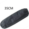 Black waterproof shock absorber cover measuring 35cm