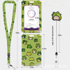 Frog Retractable Badge Holder with Lanyard – Cute ID Card Reel for Work & School