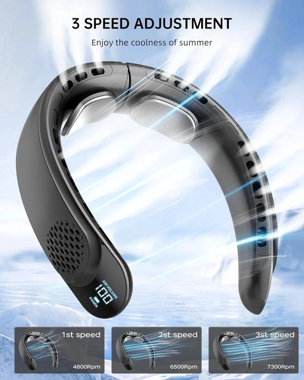 Rechargeable Bladeless Neck Fan