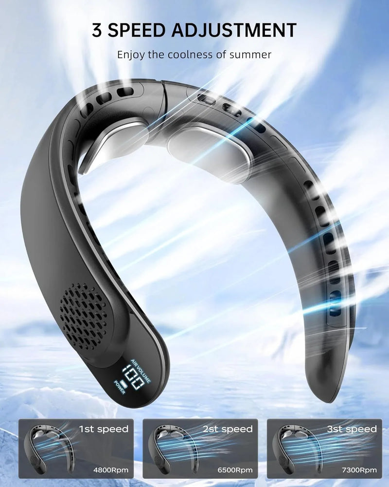 Rechargeable Bladeless Neck Fan