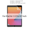 A matte screen protector for an iPad Air 1/2 Pro 9.7 inch tablet.