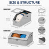 Large Capacity Hat Storage Box with Clear Window