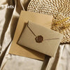 Premium Linen Stationery Set with Wax Seal Kit