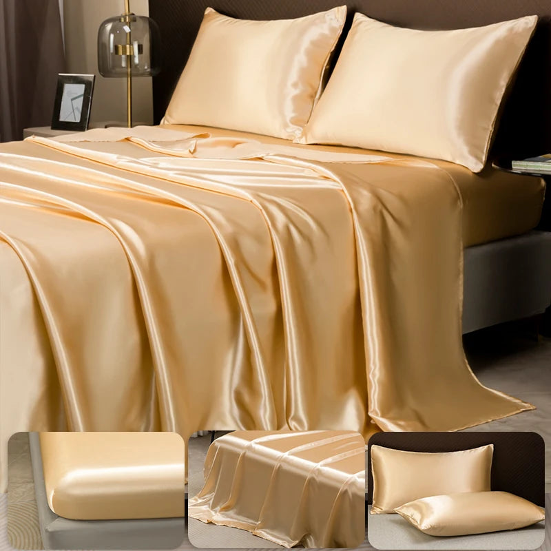 Luxury Satin Bedding Set with Silky-Smooth Finish