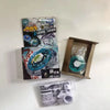 A box and plastic packaging for the Metal Fight Beyblade Rock Leone 145WB set.