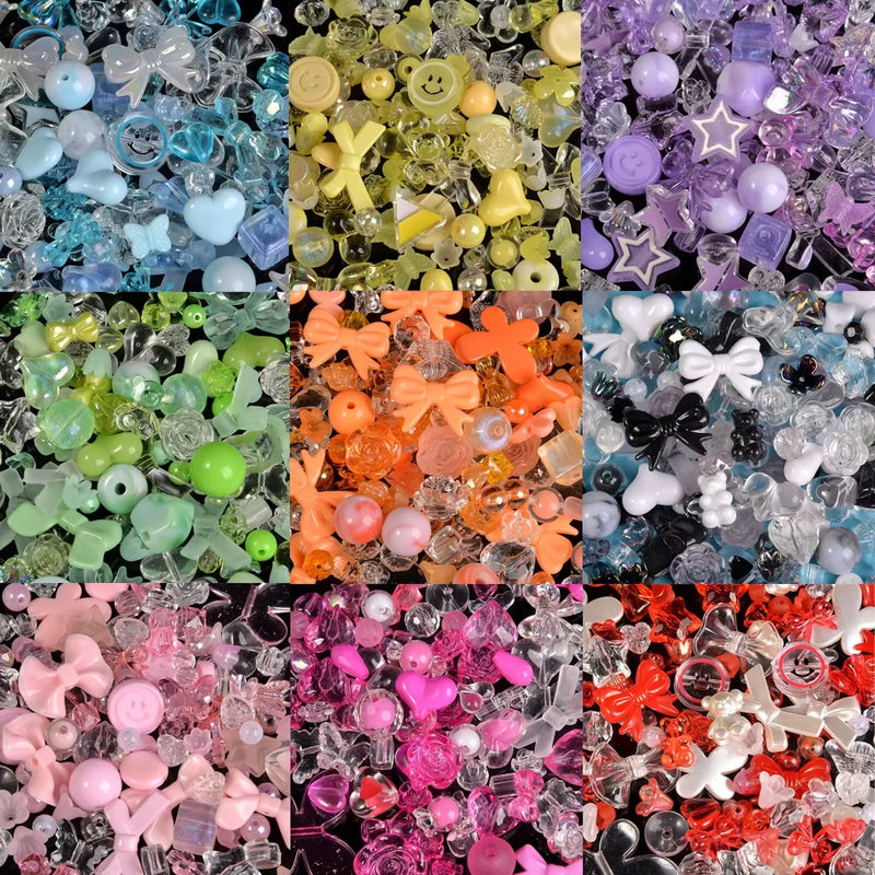 Candy Color Acrylic Beads for DIY Jewelry