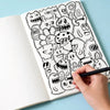 Adult Decompression Graffiti Coloring Book with 22 Unique Patterns