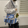 Harajuku Nylon Crossbody Bag with Adjustable Strap