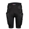 Black motocross armor pants featuring protective padding and reinforced areas.