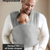 Knitted Fabric Baby Carrier for Front Carrying, Sleeping & On-the-Go Comfort