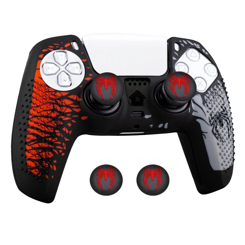 Coque en silicone antidérapante pour manette PS5