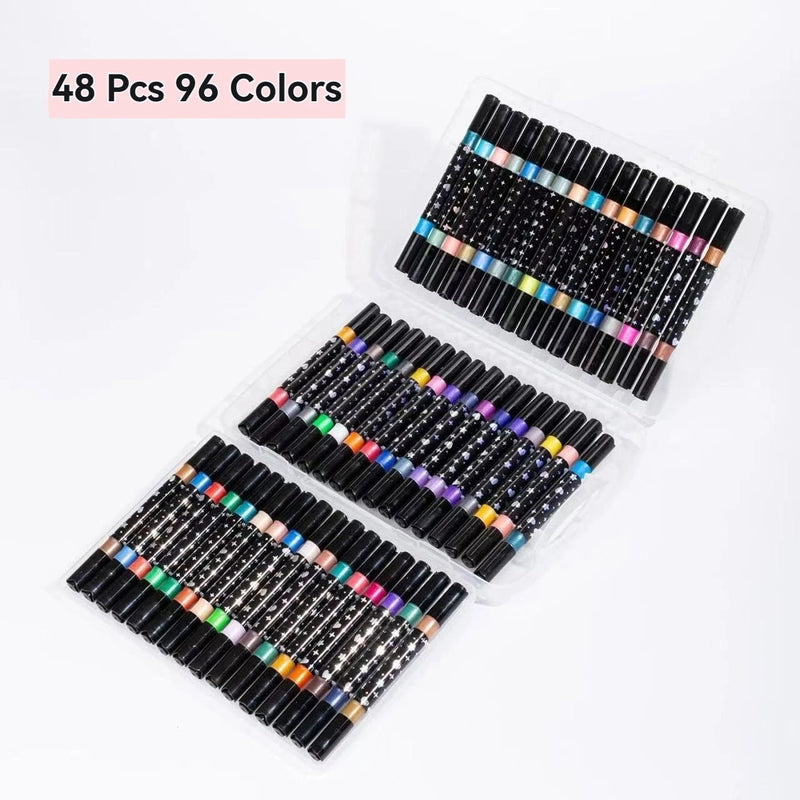 Dual-Tip Glitter Art Markers