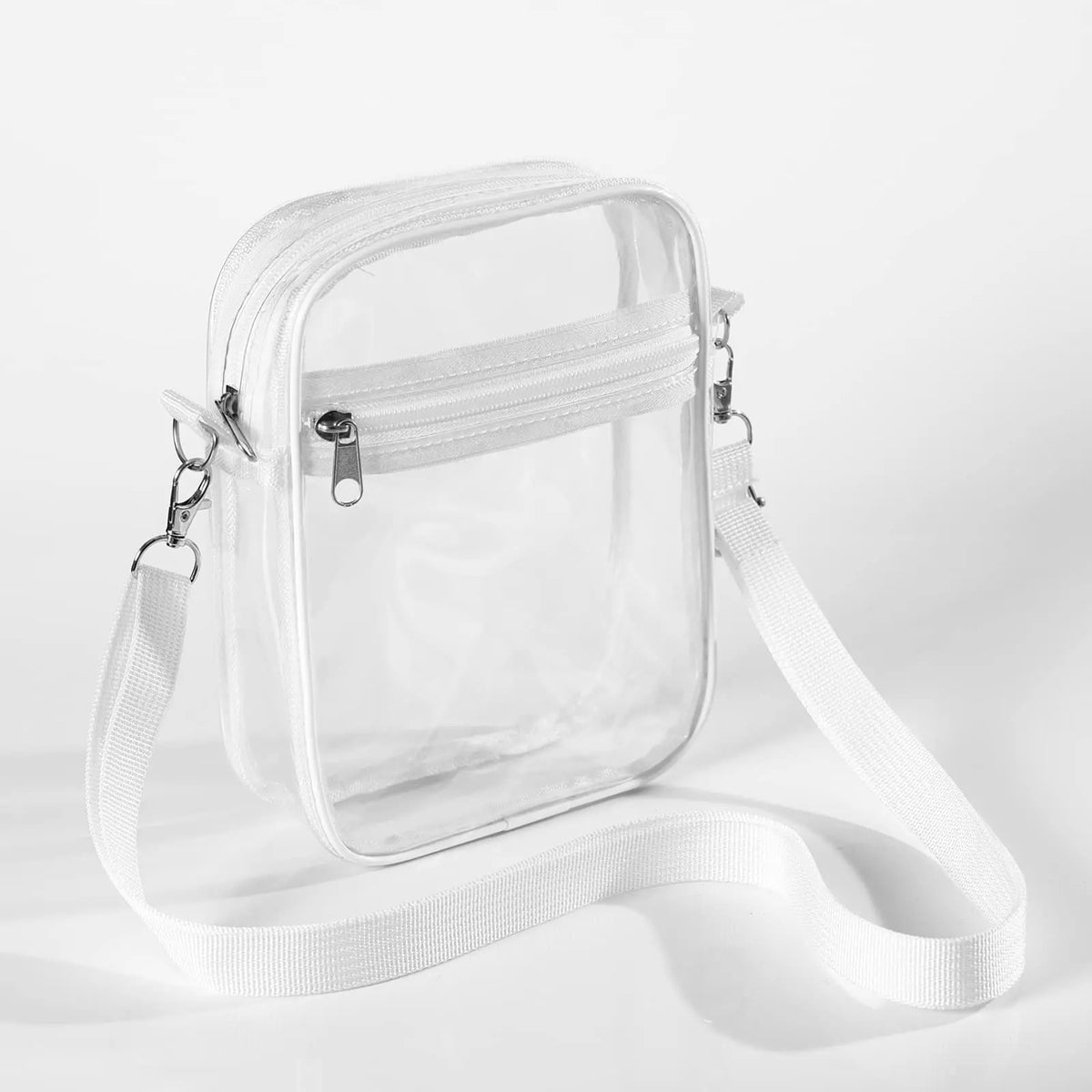 Clear Crossbody Bag – Stadium Approved Transparent PVC Purse