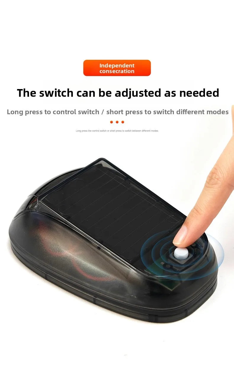 Solar-Powered RGB Strobe Light for Trucks and SUVs (5-Pack)