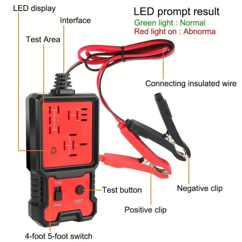 12V Automotive Relay Tester