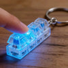 LED Keycap Fidget Keychain